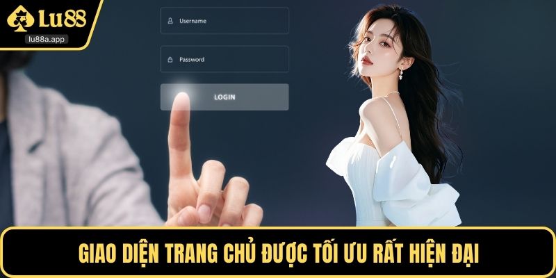 Giao diện trang chủ được tối ưu rất hiện đại